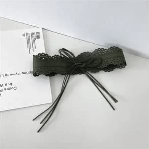 picture of Elegant Lace Leather Belt