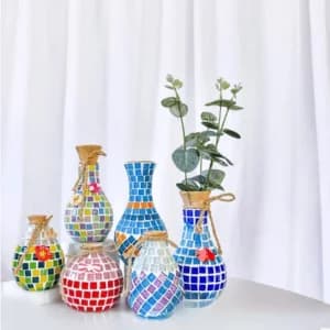 picture of Colorful Mosaic Vase Collection