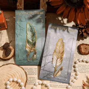 picture of Fantasy Feather Metal Bookmarks