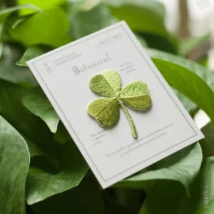 picture of Embroidered Leaf Brooch